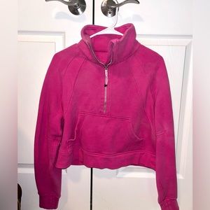 Lululemon Scuba Oversized Funnel Neck Half Zip💕